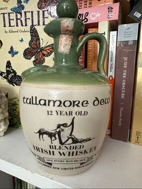 Tullamore Dew 12 Year Old Blended Irish Whiskey Ceramic Jug